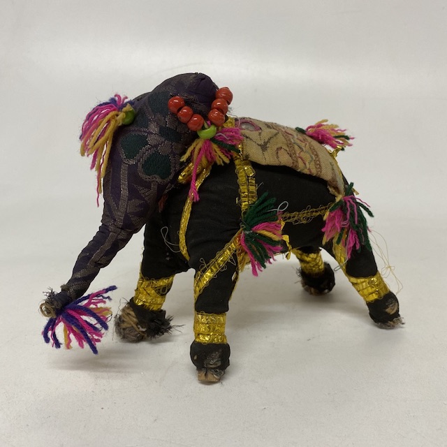 DECOR, Indian Elephant - Purple Embroidered